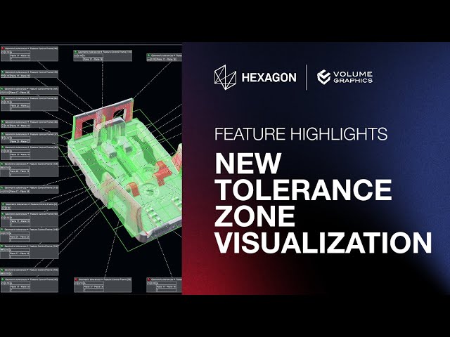 VGSTUDIO MAX 2023.3 - Feature Highlight: New Tolerance Zone Visualization