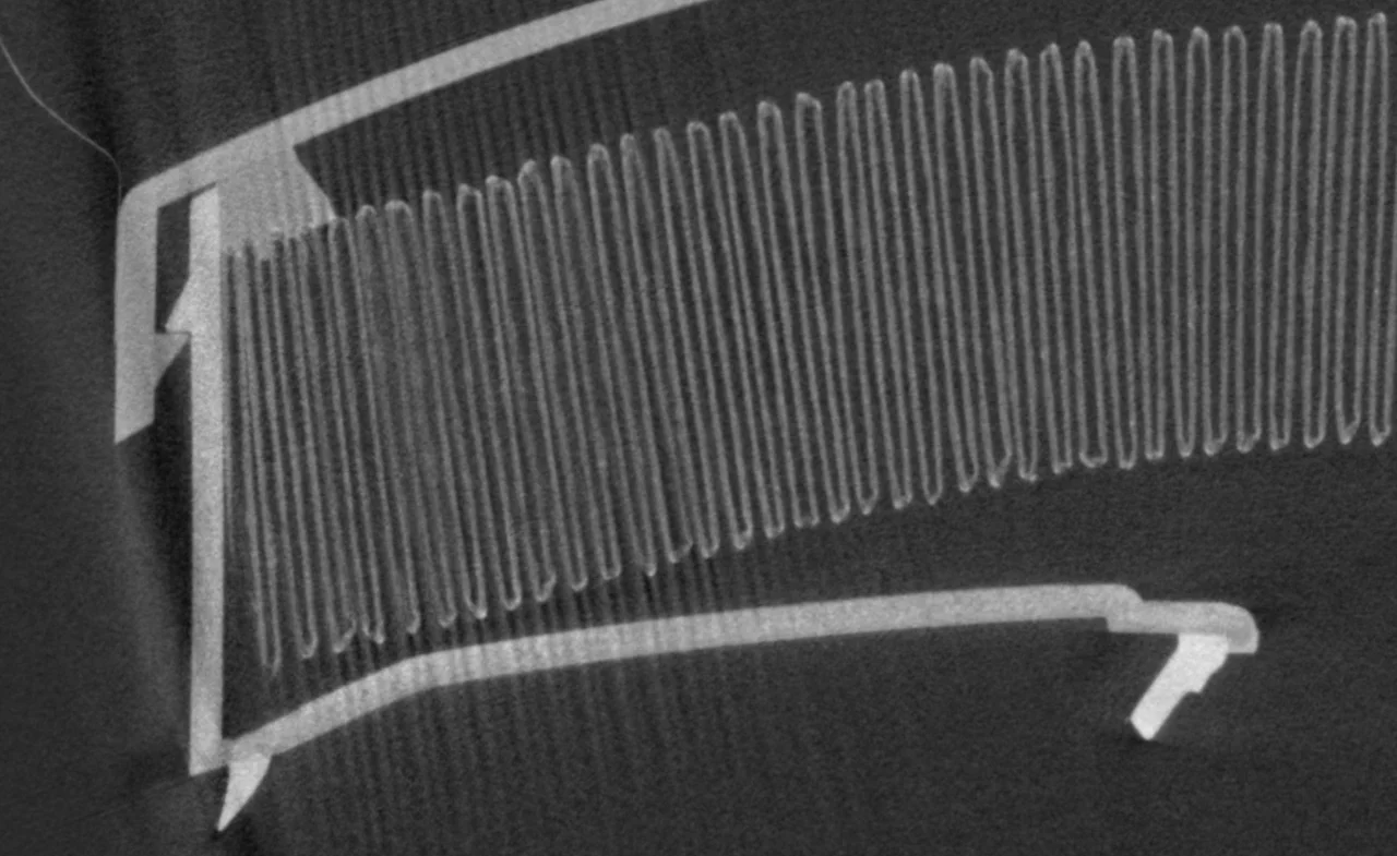 X-Ray section of the original HEPA filter