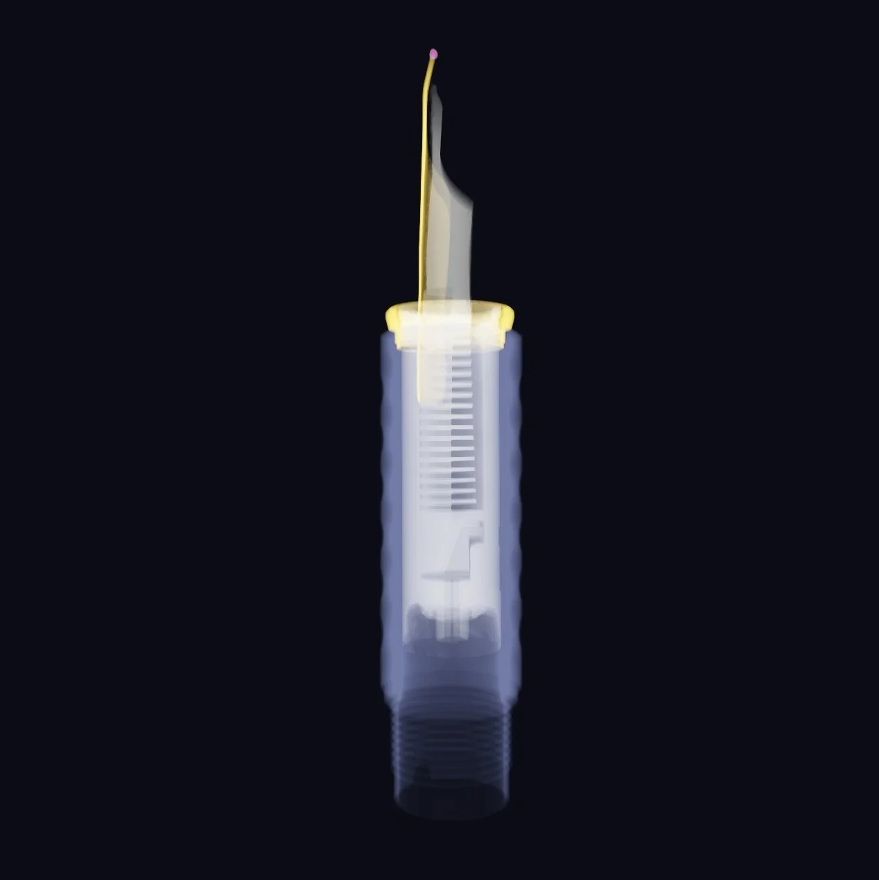 X-Ray renderer image of the pen