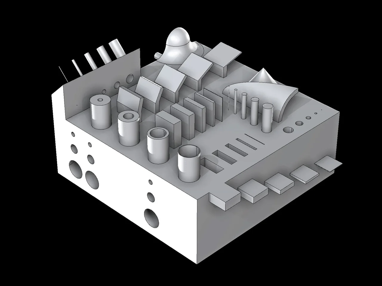 Rendering of the 3D model